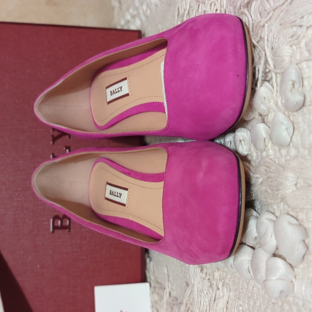 Bally Nib Fuchsia Mirrored Heels 6/36.5 - image 3